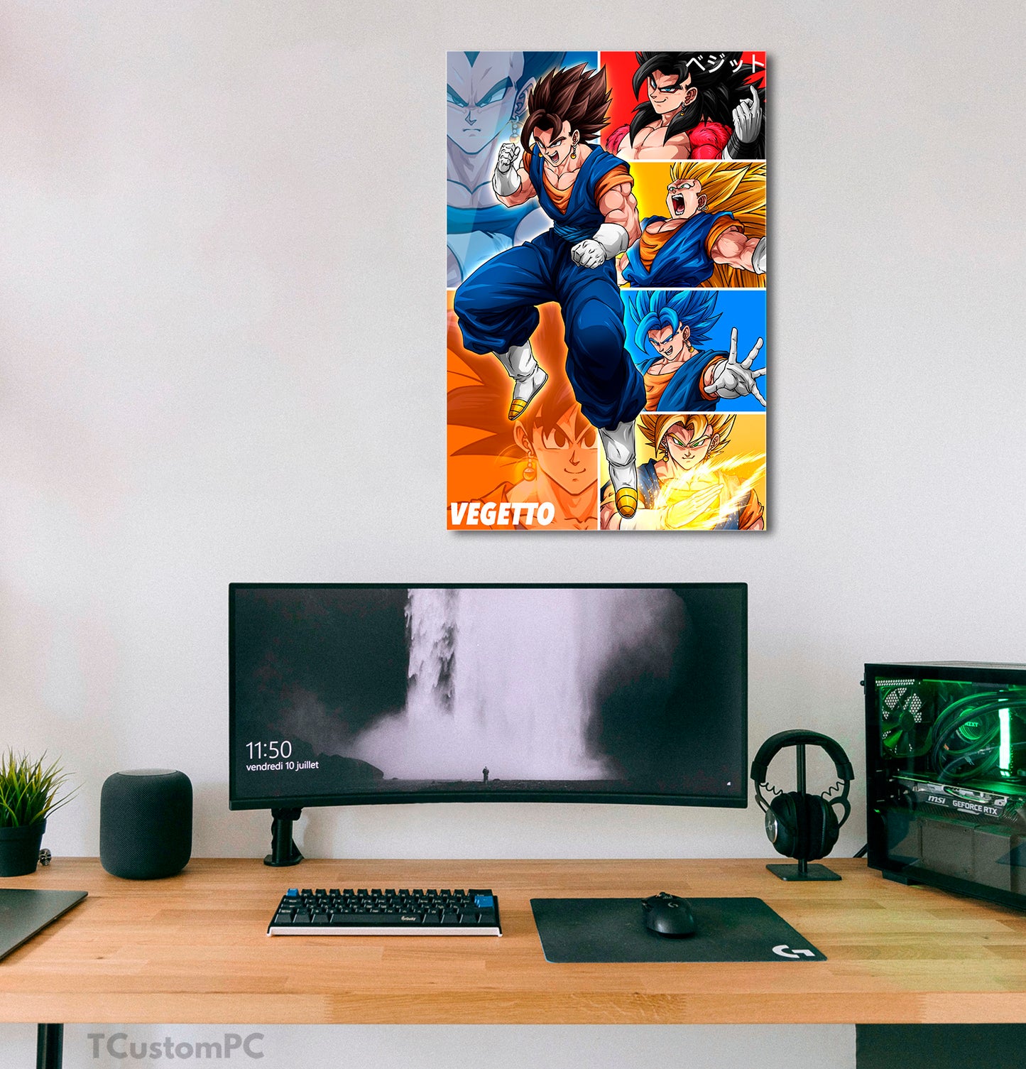 Wall Art Vegito all forms-poster