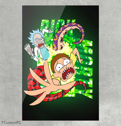 Wall Art Rick y Morty Portal 1