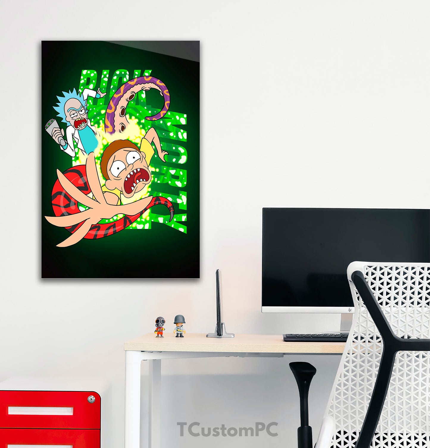 Wall Art Rick y Morty Portal 1