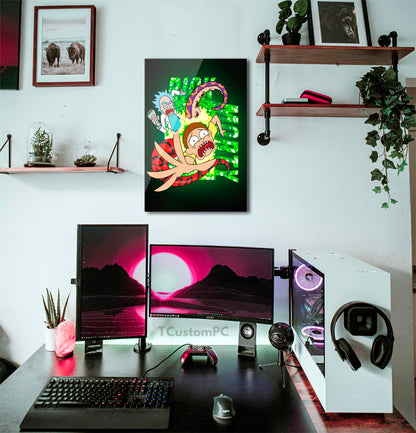 Wall Art Rick y Morty Portal 1