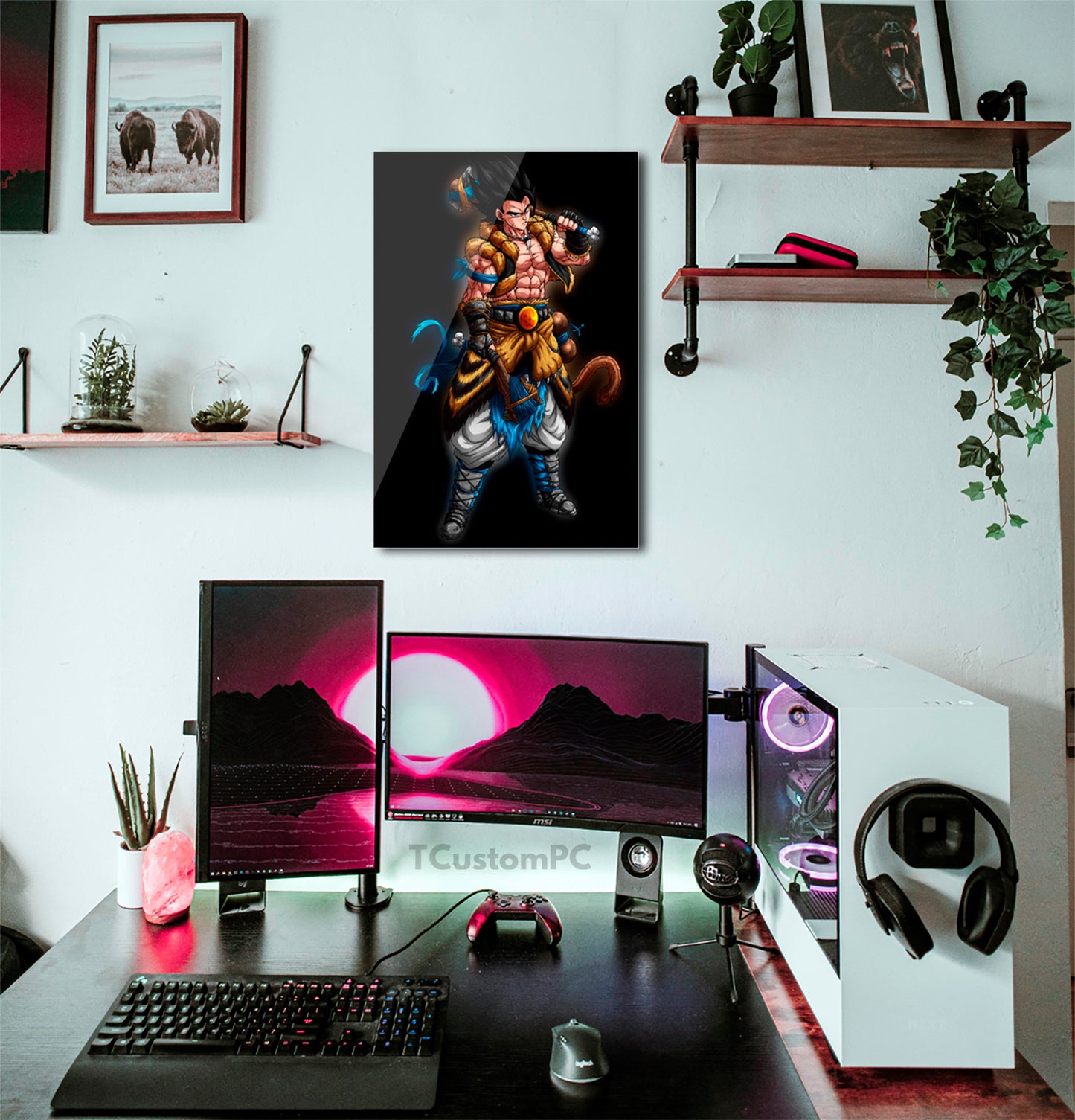 Wall Art Savage Gogeta