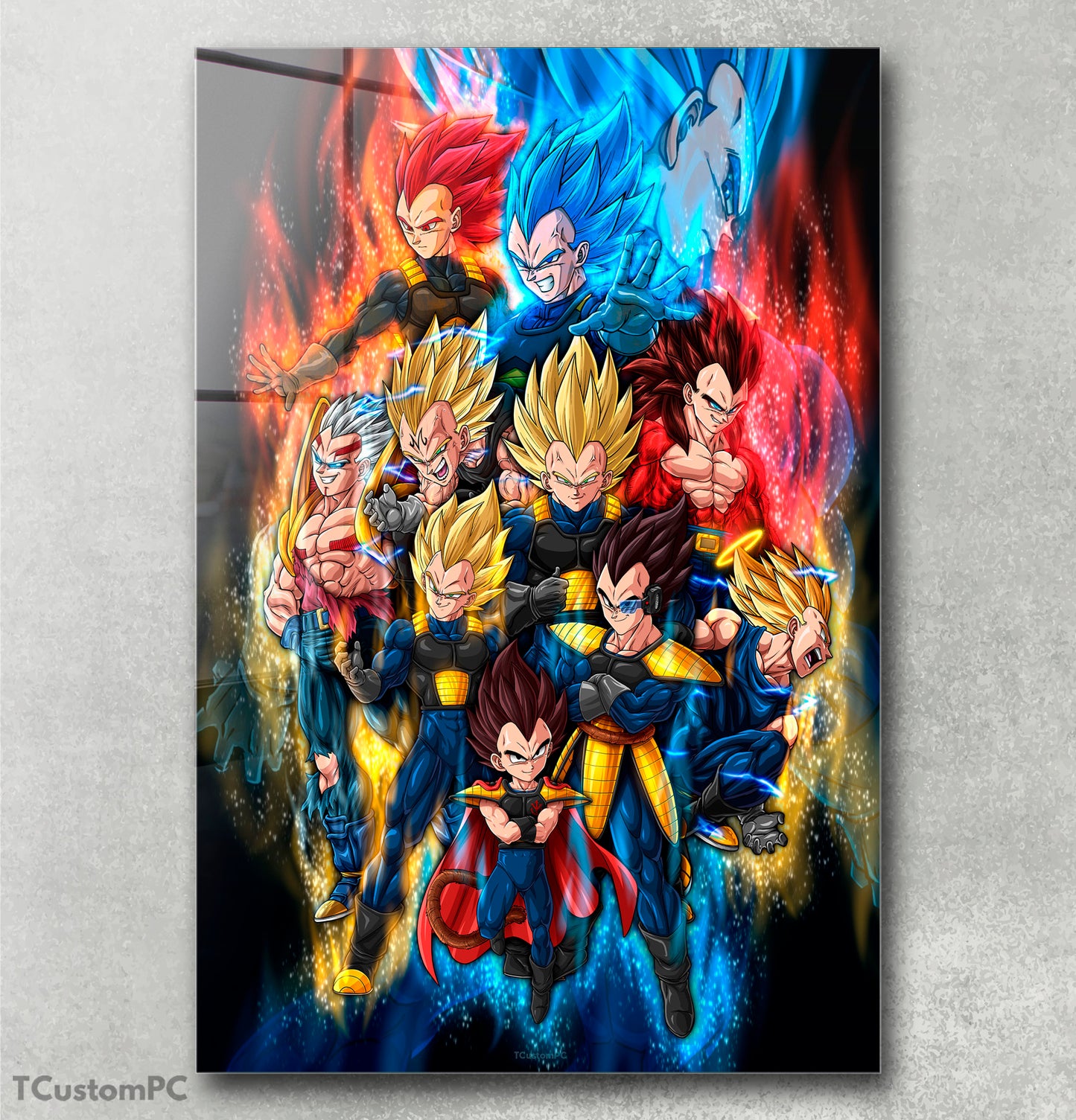 Wall Art Vegeta All Forms