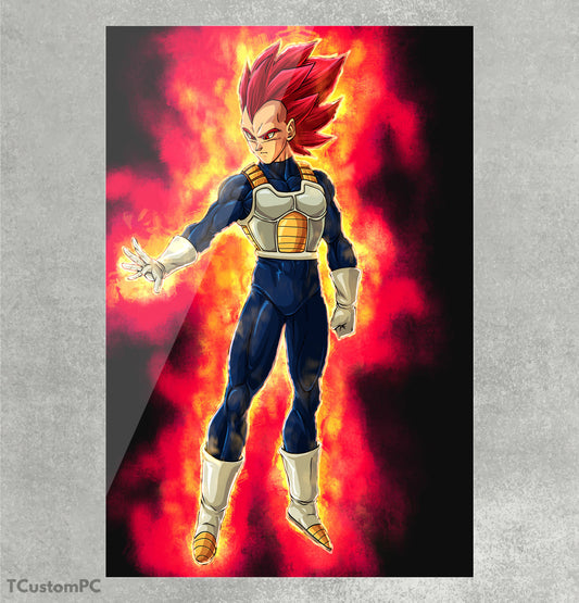 Wall Art Vegeta Ssg DB