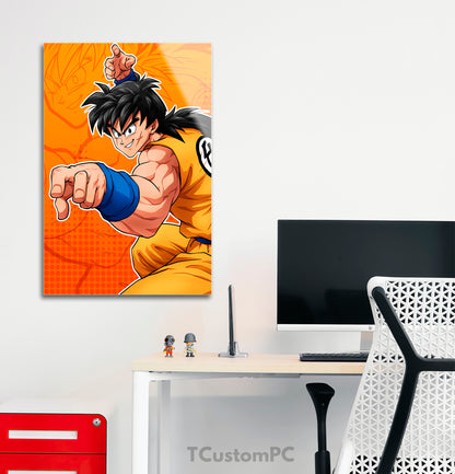 Wall Art Yamcha Manga Style