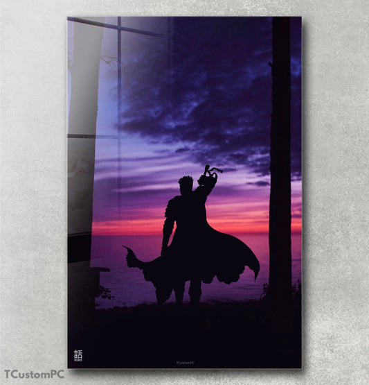 Wall Art Naruto Baryon Sunset