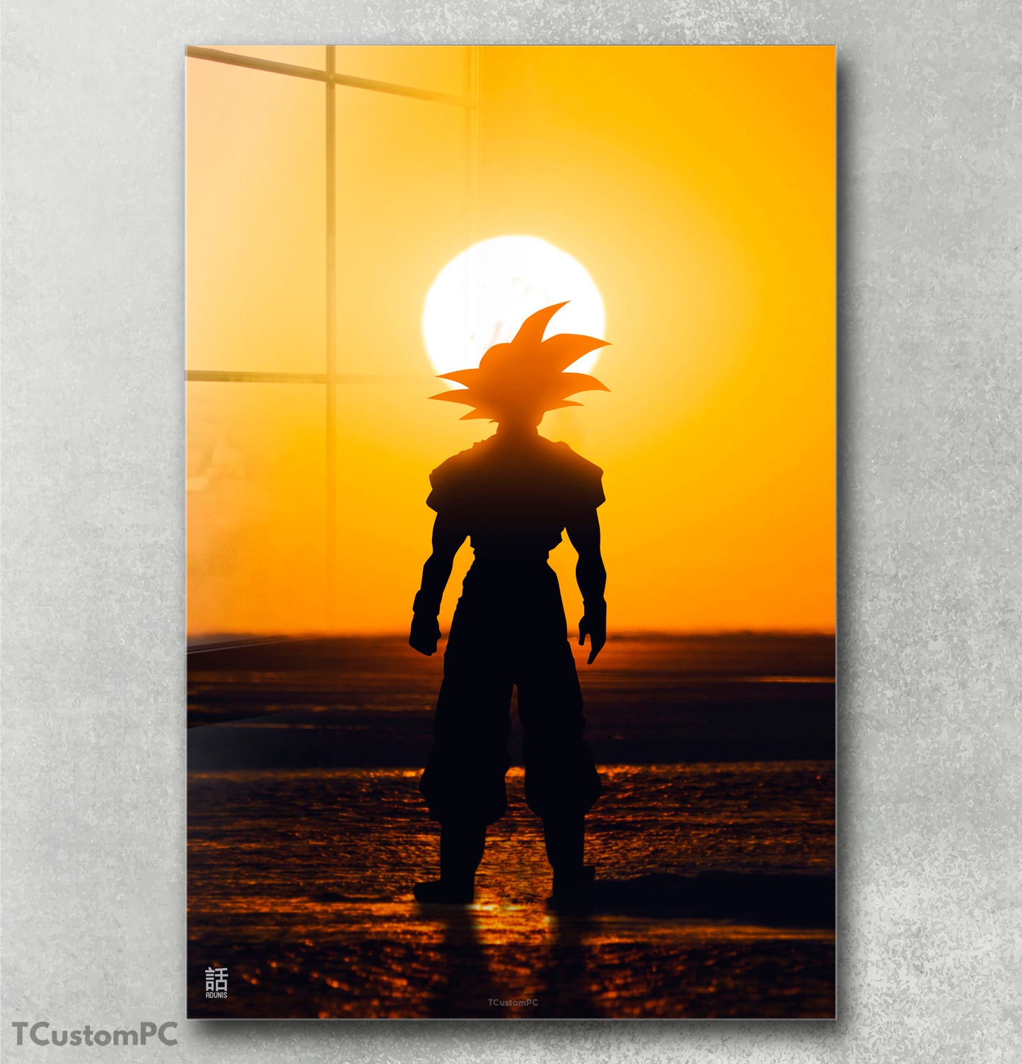 Wall Art goku silhouette DB