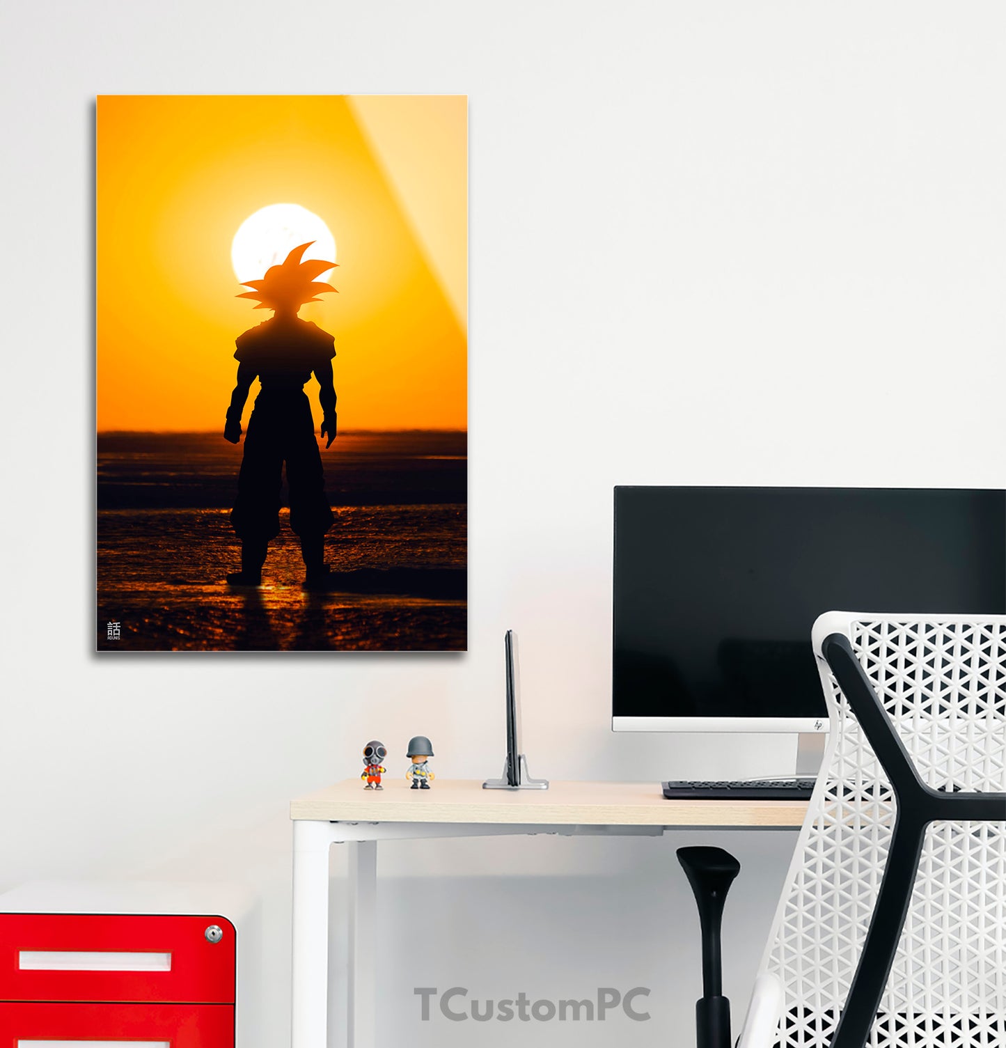 Wall Art goku silhouette DB